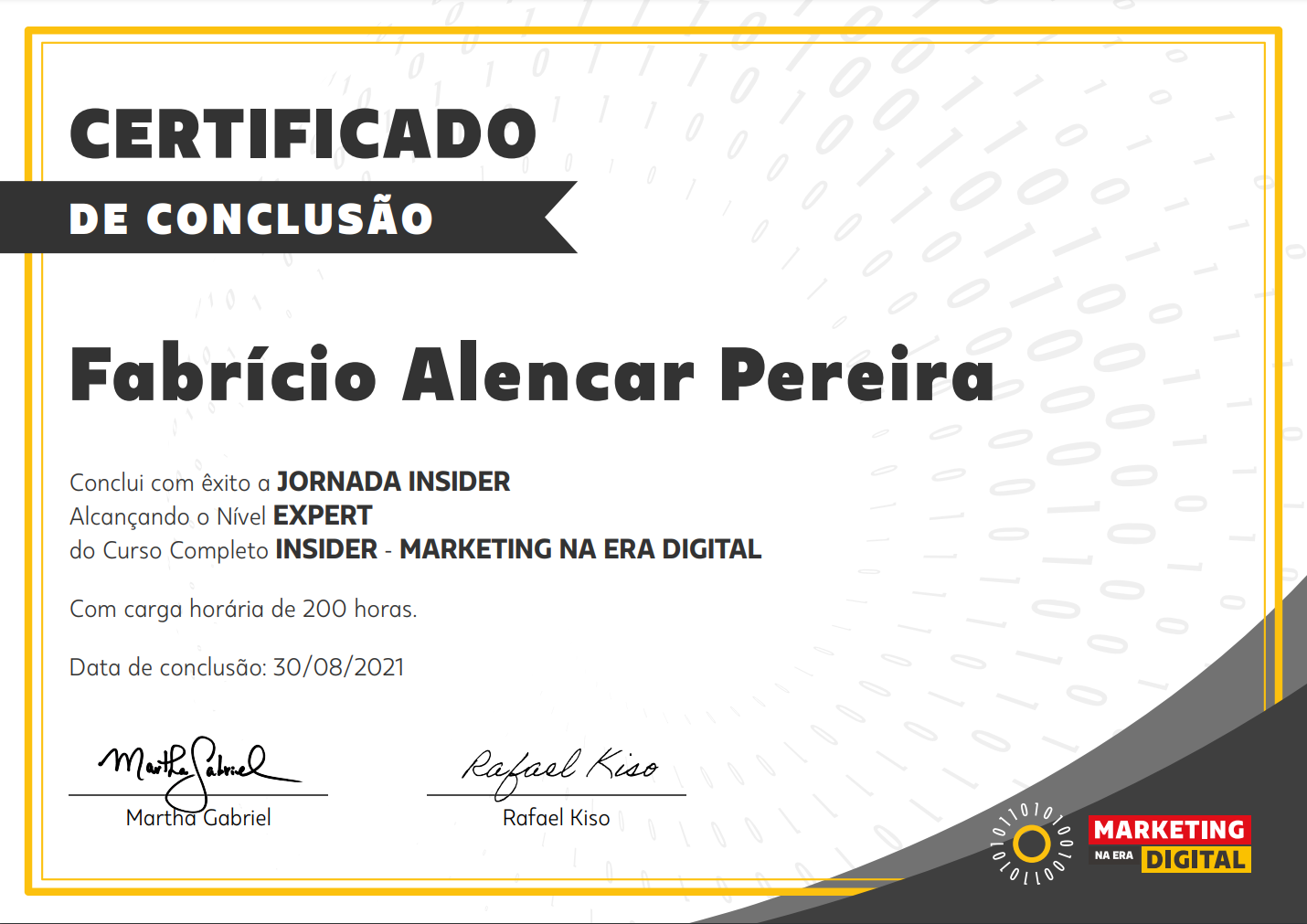certificado marketing na era digital
